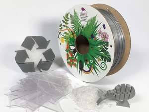 Reform Rpet: Kiwifill NZ Grey rPETG, 100% Recycled, 1.75mm, 1kg
