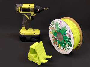 Kiwifil Filaments: "Powertool Green" rPLA pro, 100% Recycled, 1.75mm, 1kg