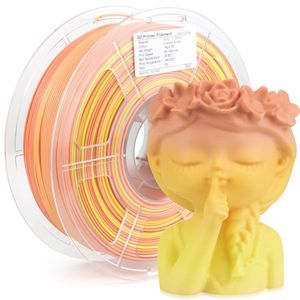 Isanmate Matte Gradient Pla: iSANMATE PLA+ [Sunset] Matte GRADIENT 1.75mm Filament 1kg roll