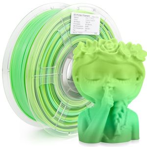 Isanmate Matte Gradient Pla: iSANMATE PLA+ [Forest Elf] Matte GRADIENT 1.75mm Filament 1kg roll
