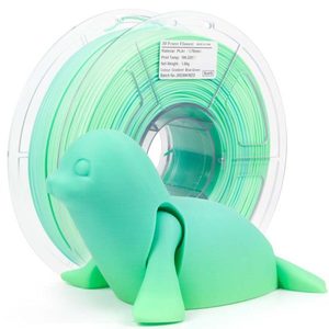 Isanmate Matte Gradient Pla: iSANMATE PLA+ [BLUE-GREEN] MATTE GRADIENT 1.75mm Filament 1kg roll