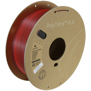Polyterra%E2%84%A2 Pla Dual: PolyTerra PLA Dual 1kg- Shadow Red (Black-Red)