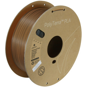 Polyterra%E2%84%A2 Pla Dual: PolyTerra PLA Dual 1kg- Shadow Orange (Orange-Black)