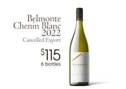 Friends Of Forrest Specials: 2022 Belmonte Chenin Blanc - Cancelled Export - 6 Bottles