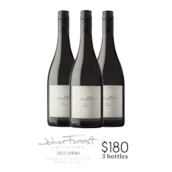 Friends Of Forrest Specials: 2015 John Forrest Collection Syrah - 3 Bottles