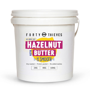Bulk Hazelnut Butter Pail 2kg - 4kg - 10kg Forty Thieves