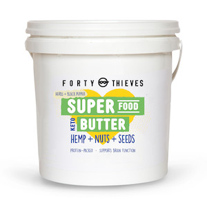 Superfood Hemp Nut Butter Pail 2kg - 4kg - 10kg Forty Thieves
