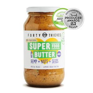 Products: SuperFood Hemp Nut Butter Jumbo - 500g Forty Thieves