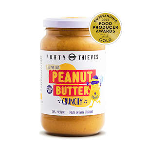 Crunchy Peanut Butter - 375g Forty Thieves