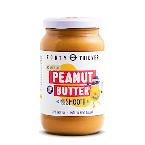 Smooth Peanut Butter - 375g Forty Thieves