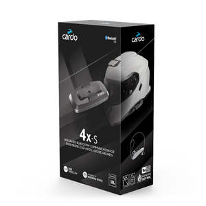 0 021 Cbm: **Cardo 4X-S - for Shoei Gen 3 Helmets - Single