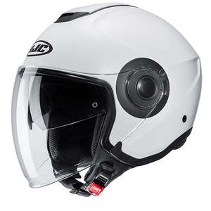 0 03 Cbm: HJC i40 Semi Flat White Open Face Helmet - Size XS