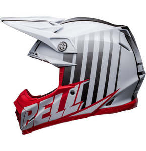 **BELL Moto-9S FLEX Sprint Matte Gloss White/Red