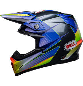 **BELL Moto-9S FLEX Pro Circuit 23 Silv/Met Flake