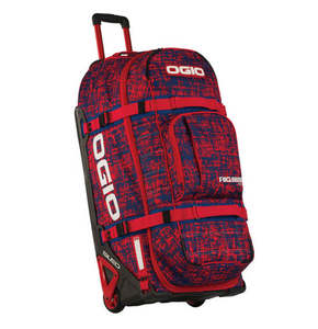 Oversize: **OGIO RIG 9800 Gear Bag- Chaos Red/Blue