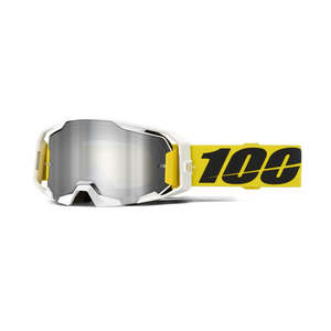Goggles: **100% ARmatic Adult MX Goggle Valera w Silver Mirror Lens