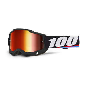 **100% Accuri 2 Adult MX Goggle Magnus w Red Mirror Lens