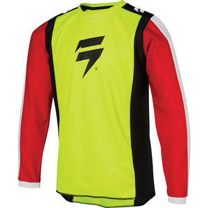 Jerseys: SHIFT WHIT3 RACE Youth MX Jersey - Flo Yellow