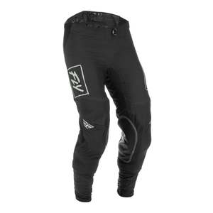 Pants: FLY Racing L Hydrogen Adult MX Pants - Black / Grey