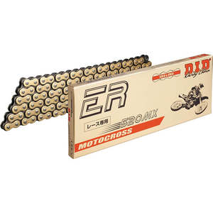 Aftermarket Parts: **DID 520MX - Non Sealed Chain - 520MX x 114L(Gold)