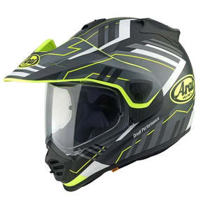 *Arai TOUR-X5 Discovery Adult Adventure Helmet (made in Japan) - Trail Yellow