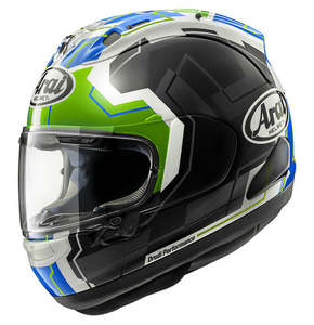 **Arai RX-7V EVO Adult Road Helmet (made in Japan) - JR65 Green