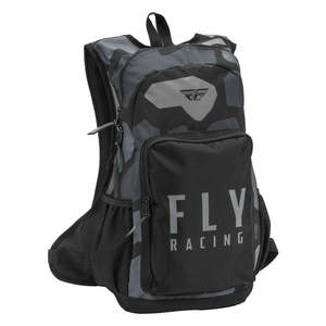 Casual Backpack: FLY RACING JUMP PACK BACKPACK - GREY/BLACK