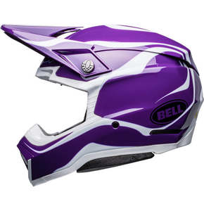 **BELL Moto-10 SPHERICAL Slayco LE Purple/White