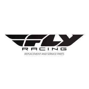 Fly Racing Collection: FLY Racing Kinetic Youth MX Helmet Peak Sketch Matt Black/White/Hi-Vis