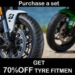 Bridgestone Battlax BT46 Tubeless 17 inch Rear Touring Tyre 62H - 130/70-17