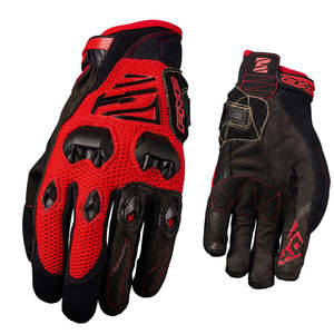 *FIVE DH Motorcycle Adult Gloves - Red