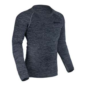 **Oxford Advanced Thermal Base Layer Mens Top - Charcoal