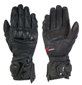 Gloves: IXON RS TEMPO AIR Sport Leather Adult Gloves - Black
