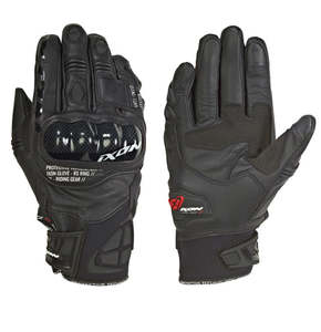 Gloves: IXON RS RING Lightweight Roadster Adult Gloves - Black