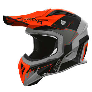 0 03 Cbm: **AIROH Aviator Ace 2 - Graphics - Matt Orange