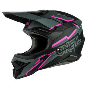 ONEAL 3Series VOLTAGE V.23 Adult MX Helmet - Black/Pink