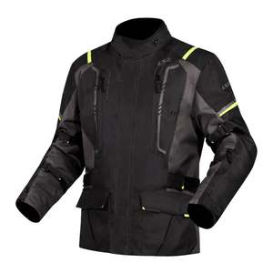 0 06 Cbm: *LS2 NARVIK Adult Road Jacket - Grey / Black / Hi-Viz Yellow