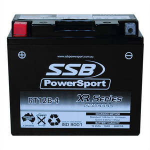 **SSB Motorcycle And Powersports Battery - RT12B-4 (YT12B-4)