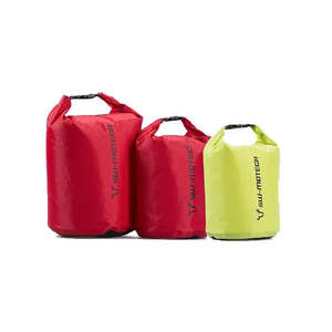 SW MOTECH Drybag Set 4L 8L 13L - Red/Hi-Viz