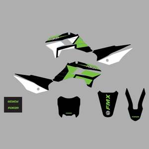 FORZA Aftermarket KRZ Style Plastic & Graphic Kit 2026 - Green Black