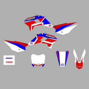 FORZA Aftermarket KRZ Style Plastic & Graphic Kit 2026 Blue Red Edition