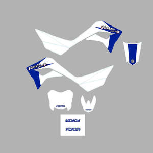 FORZA Aftermarket TS Style Plastic & Graphic Kit 2026 - Blue