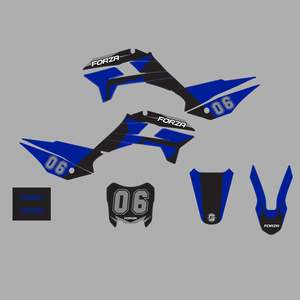 FORZA Aftermarket KRZ Style Plastic & Graphic Kit 2026 - Blue