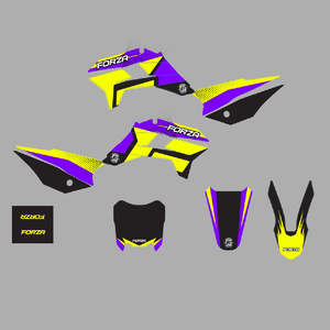 FORZA Aftermarket KRZ Style Plastic & Graphic Kit 2026 Purple Edition