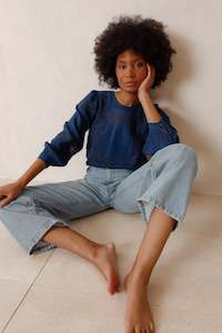 Tops & Shirts: Indie & Cold Double-Gauze Blouse