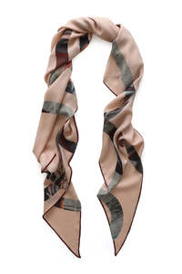Accessories: GOOD & CO Heritage Triangle: Blush Giant Wool Triangle