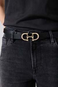 Garcia Black Leather Belt