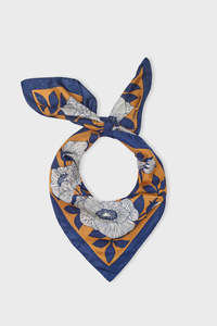 Nice Things Camelia Silk Scarf