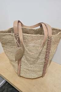 Accessories: Made in Mada Volana Bag - Natural