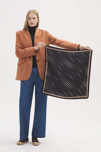 Accessories: Nice Things Scale Dots Scarf